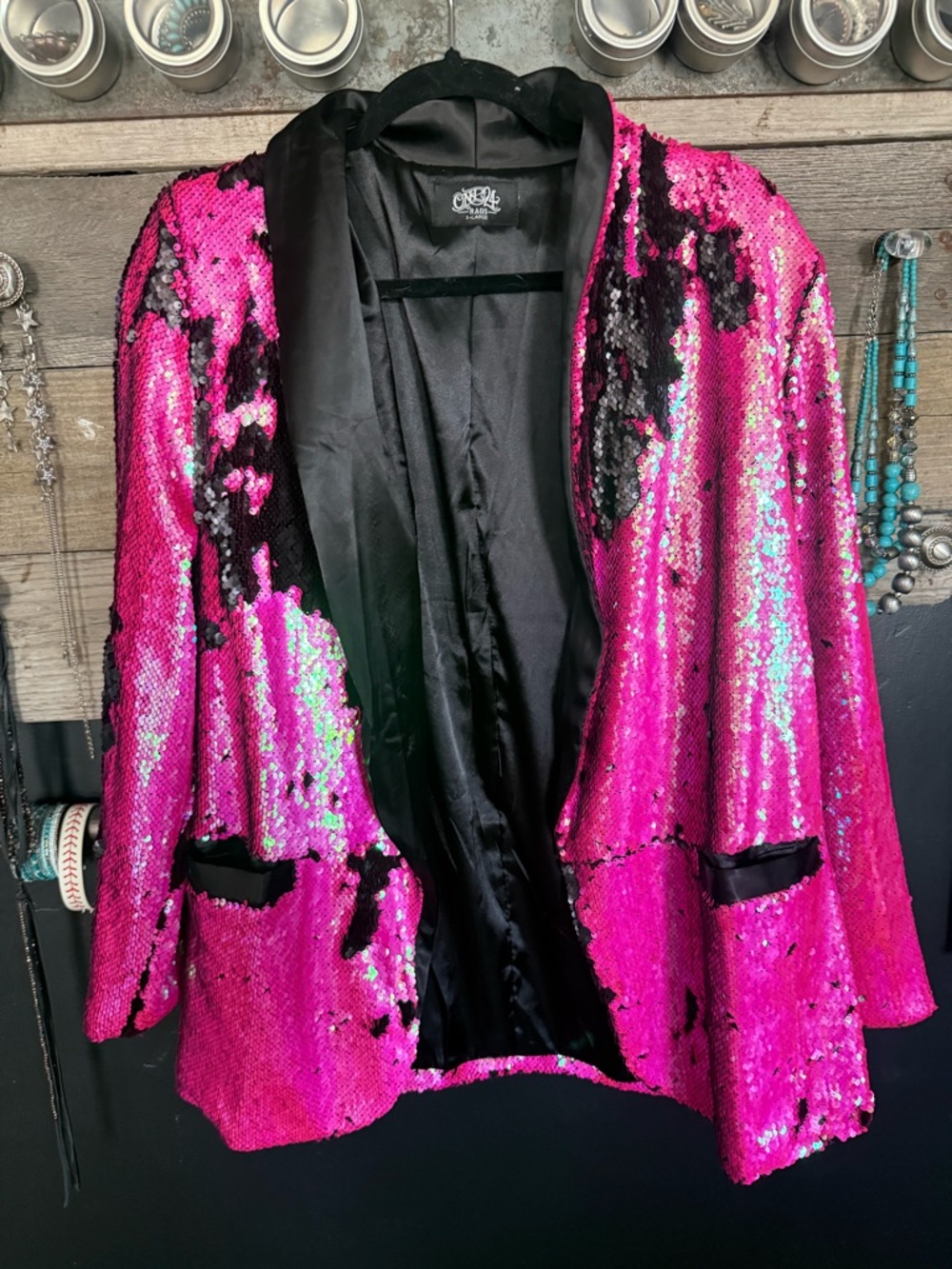 One24 Sequins to Suit Blazer